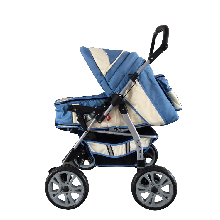 3-In-1 Baby Stroller, 2 Modes (Baby Pram Mode And Baby Sport Car Mode), XXX-BBSTRO (Blue)